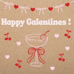 Valentines painted banners